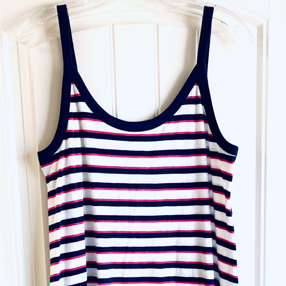 Americana Patriotic Sundress, Striped 4th of July Tank Dress